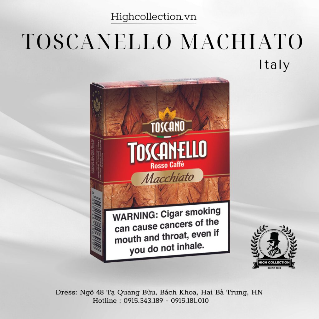Xì gà Toscanello Rosso Macchiato nội địa Ý