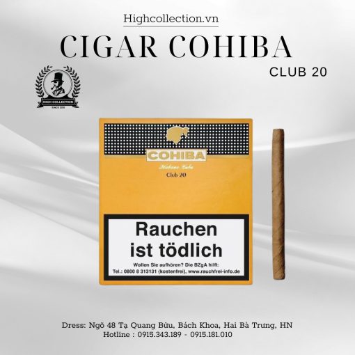 Xì gà Cohiba Club 20 Nội Địa Đức