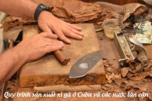 quy trình sản xuất xì gà thủ công ở cuba