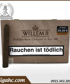 Xì gà Willem II Fehlfarben Corona No. 40 Nội Địa Đức