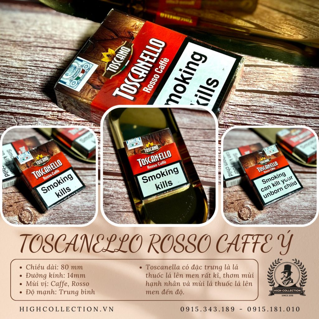 Xì Gà Toscanello Rosso Caffe Ý
